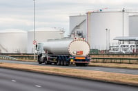 Oil Truck on Road